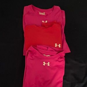 3 Under Armour shirts